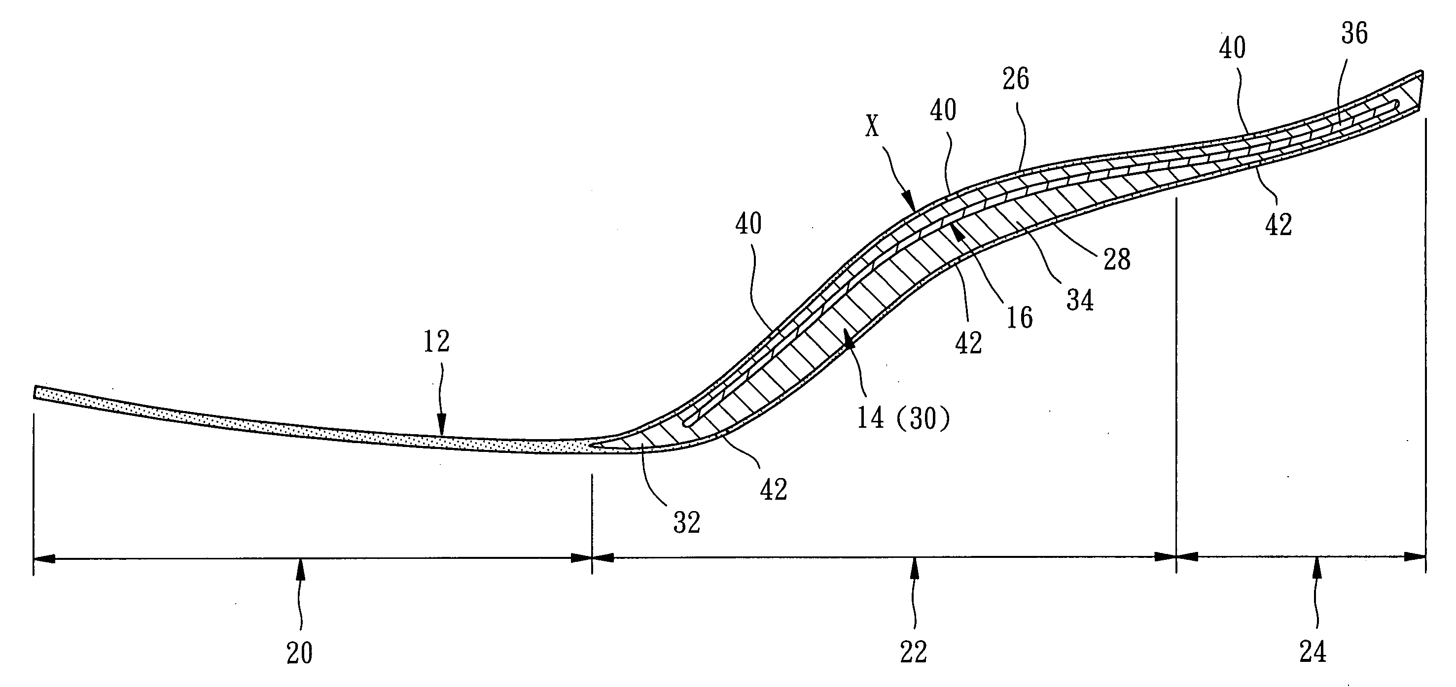 Insole board for high-heel shoe