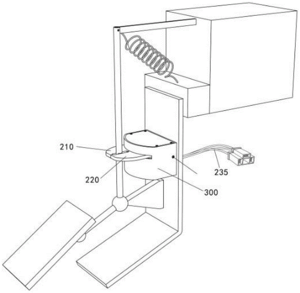 Accelerator linkage limit car anti-theft structure