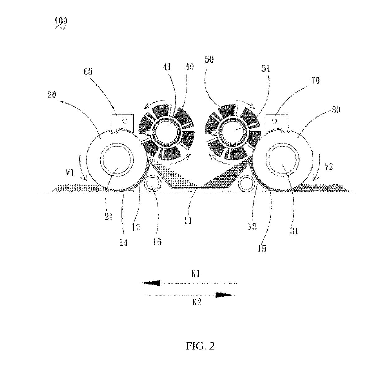 Bidirectional mobile cleaning device