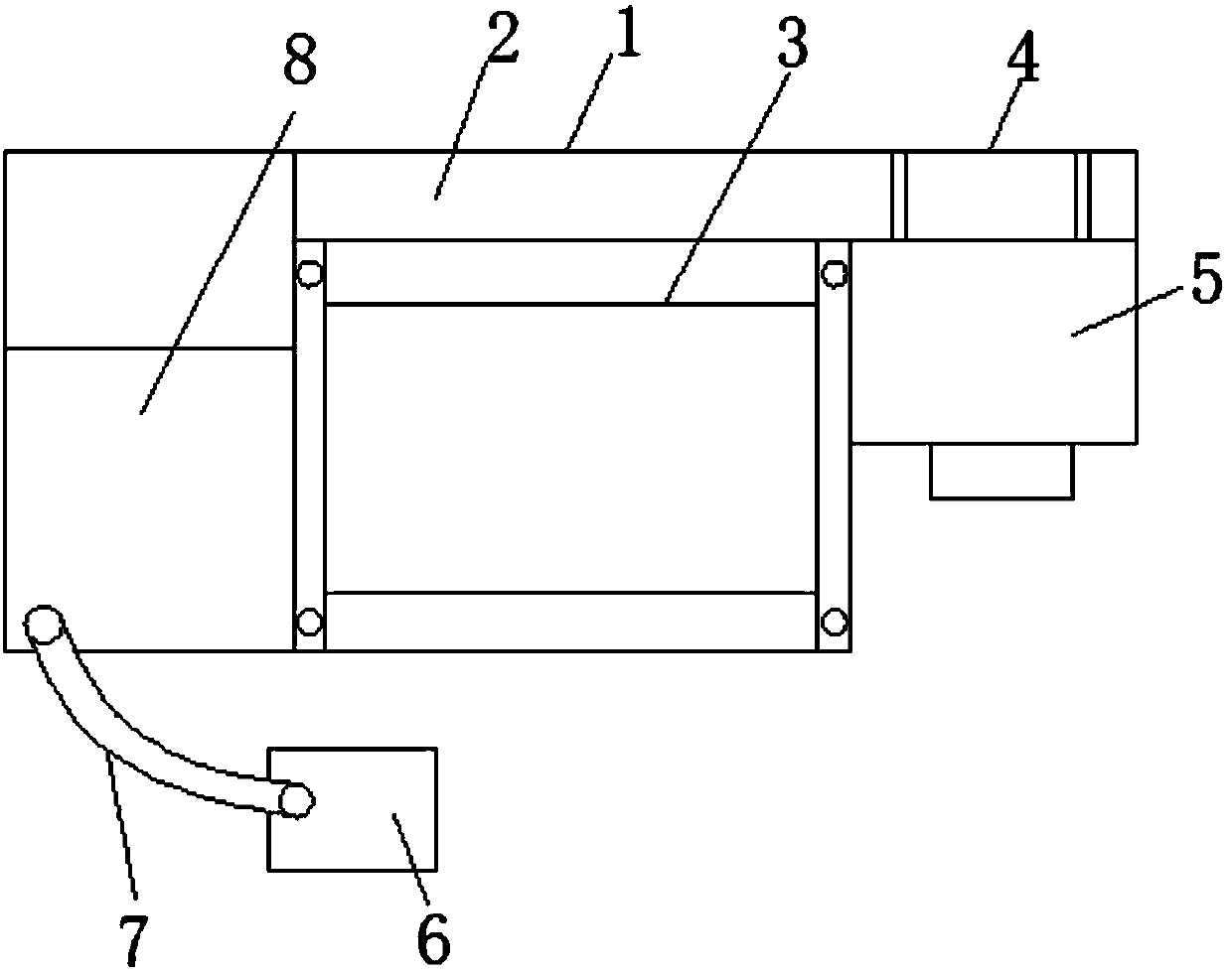 Novel full-automatic green onion cutting machine