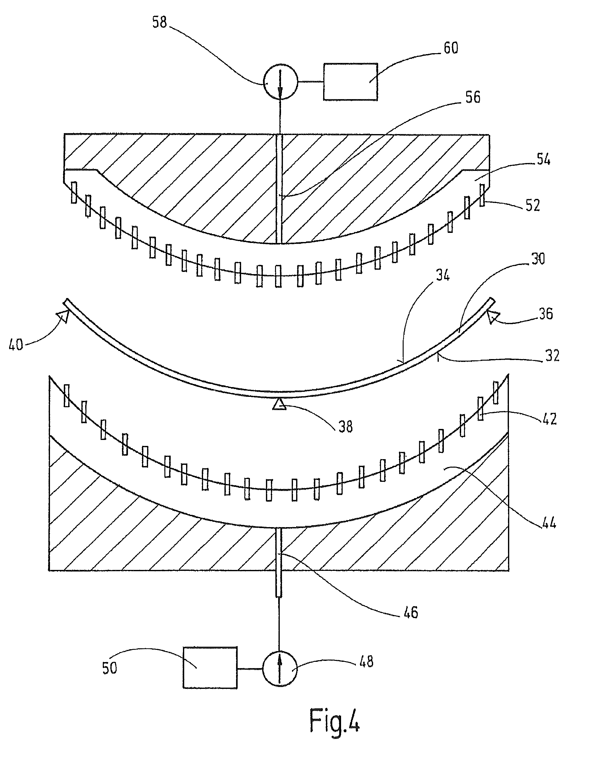 Method for bending and thermally prestressing radiation shielding glass