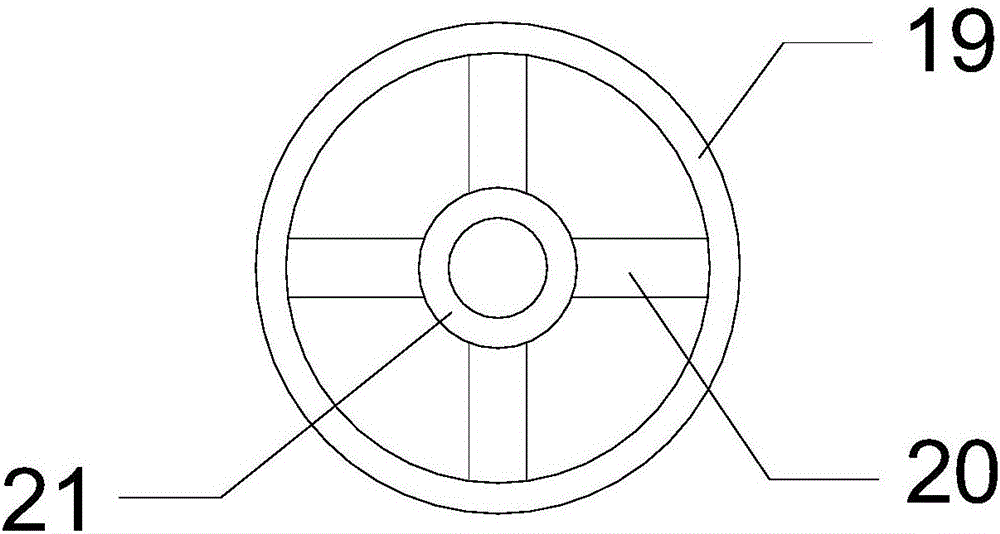 Rotary type fruit peel and pit removing device