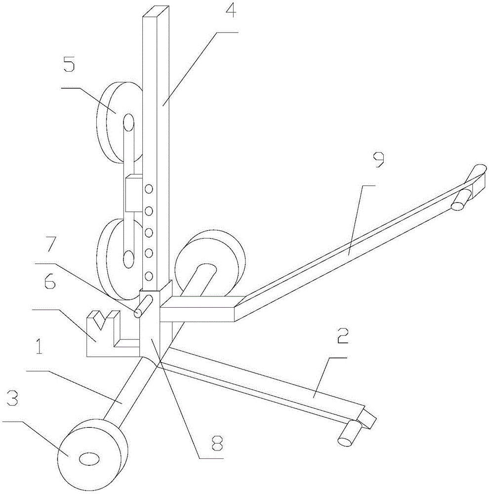 Glass transporting cart