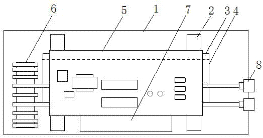 Heat dissipation structure for electric welding machine