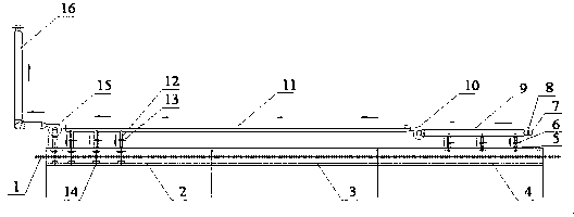 Oxygen-enriched combustion domestic ceramic roller kiln waste-heat utilization hot-air preheating system