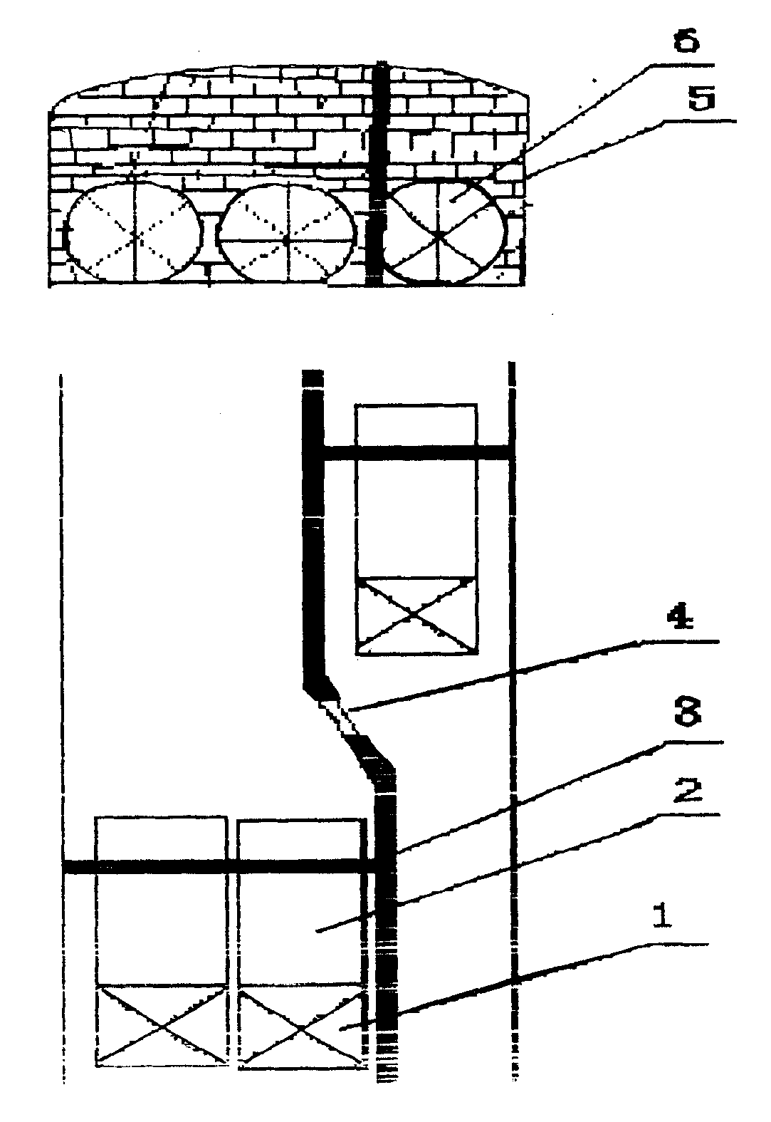 Step distributed downhole parellel blowing fan station