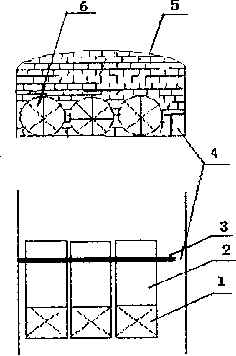 Step distributed downhole parellel blowing fan station