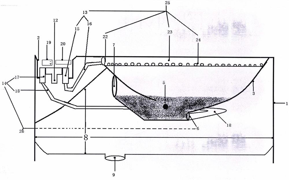 Anti-blocking induction flushing table type squatting pan