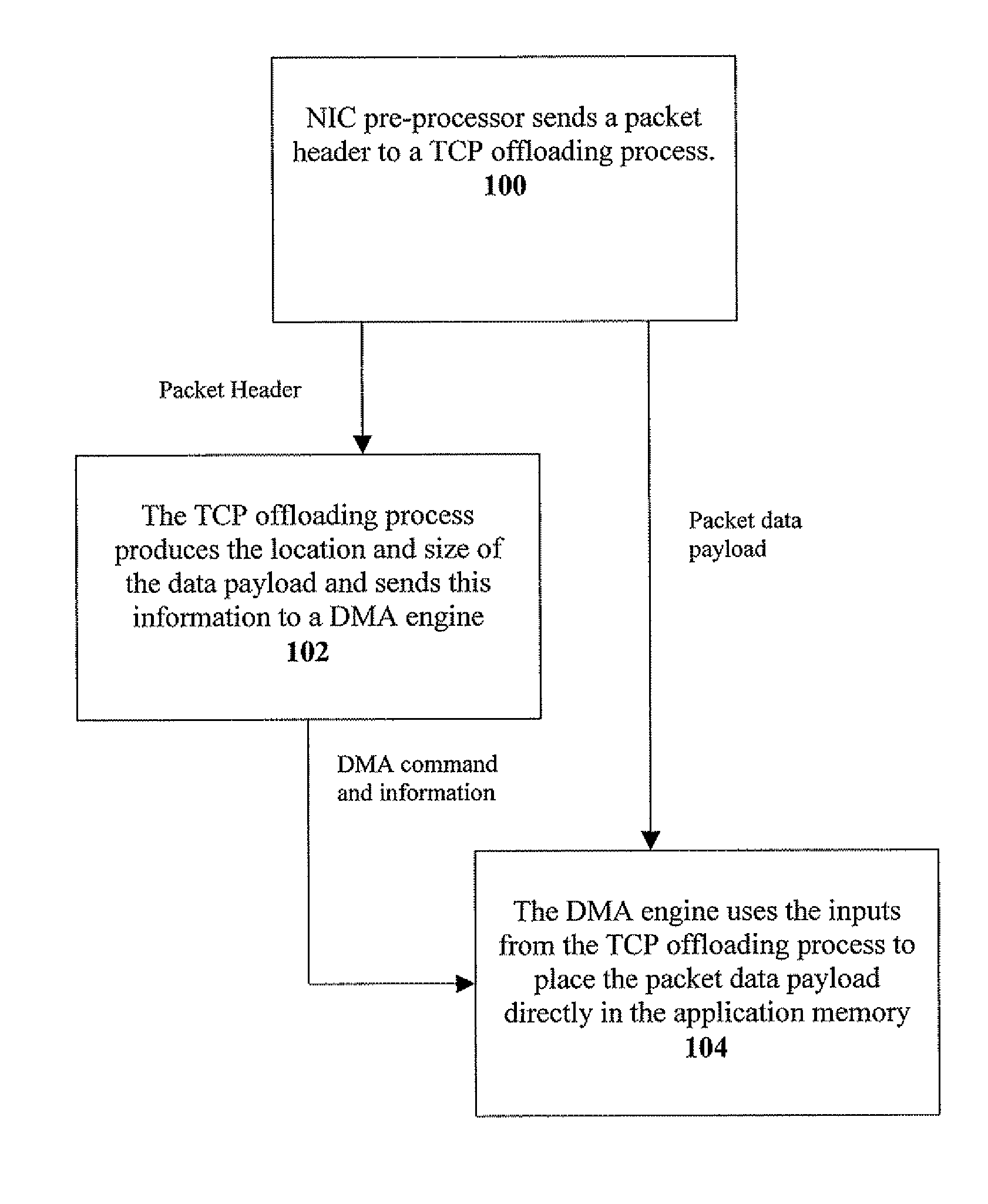 Direct Assembly Of A Data Payload In An Application Memory