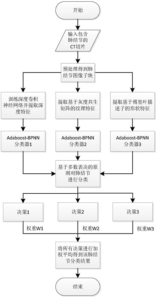 Deep model and shallow model decision fusion-based pulmonary nodule CT image automatic classification method