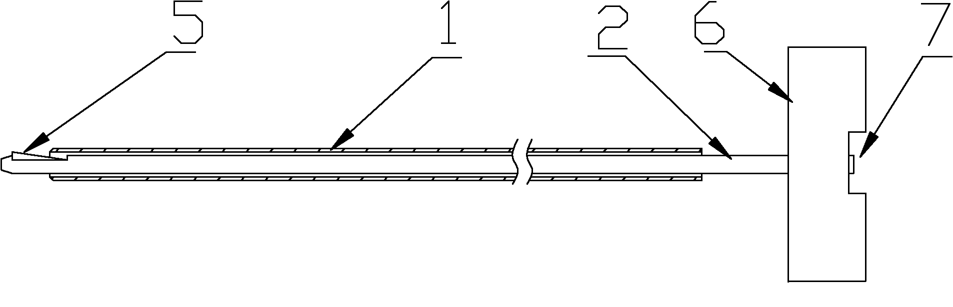 Biopsy needle combination for bone puncture biopsy