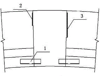 Device and method for permanently connecting and fixing arc plates