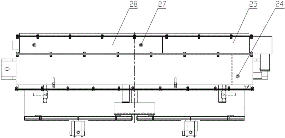 Hung type diesel locomotive cooling device