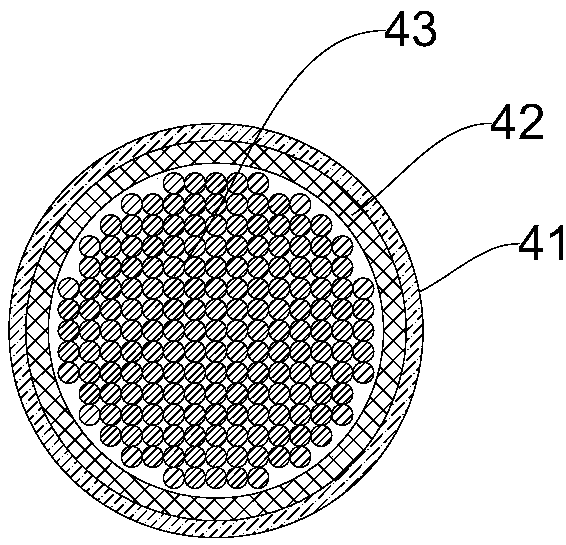 Efficient geothermal heat utilization system and utilization method based on solid heat conduction