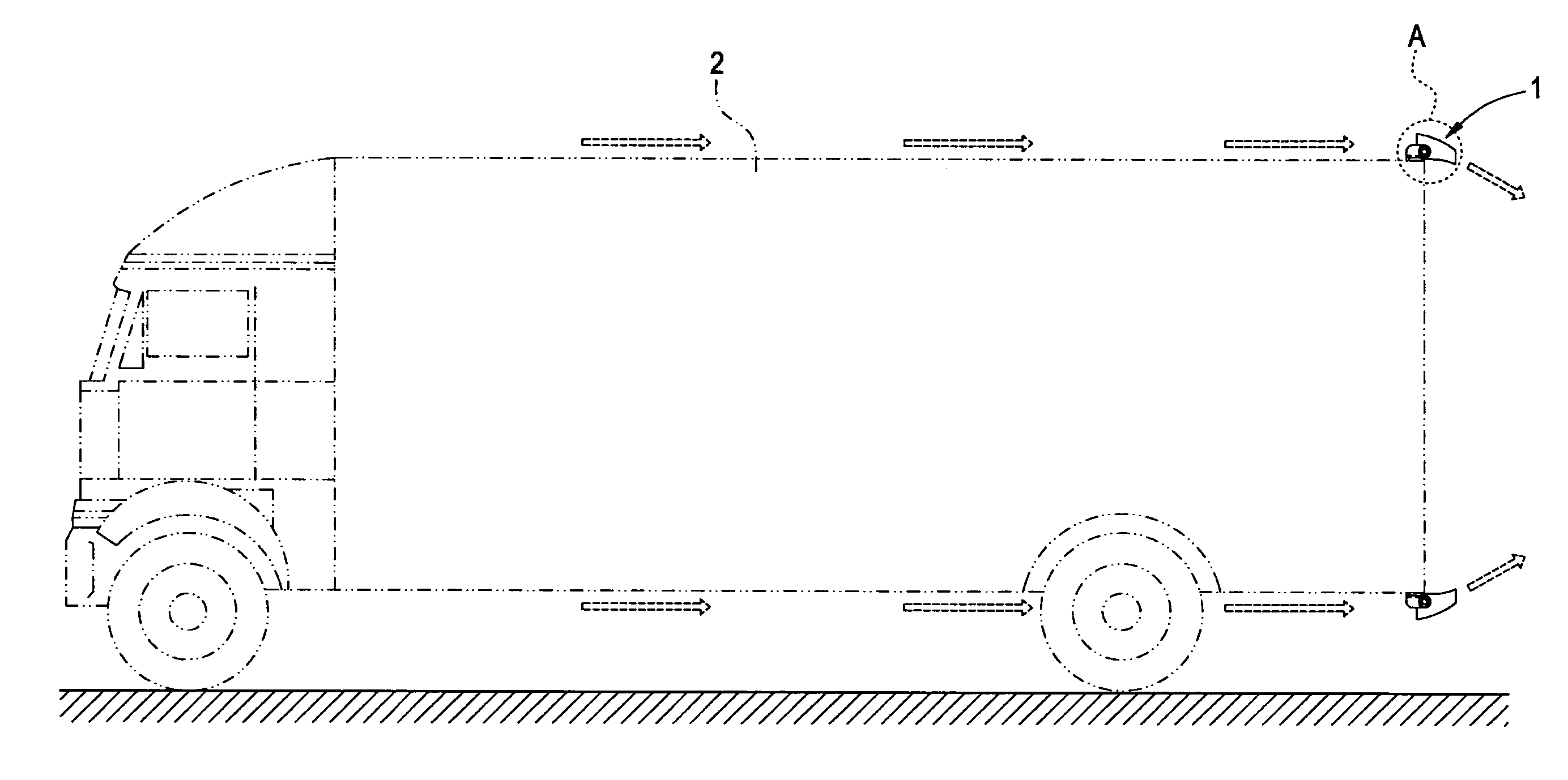 Air-guiding assembly for reducing wind drag