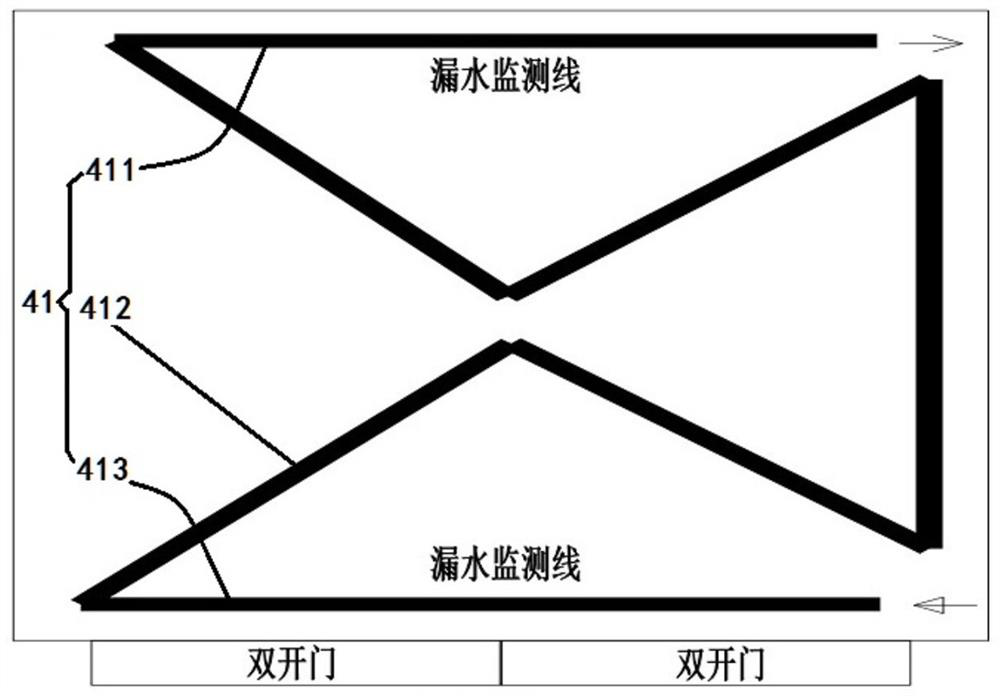 Phase modifier rotor packing cooling water leakage monitoring and analyzing device and application method