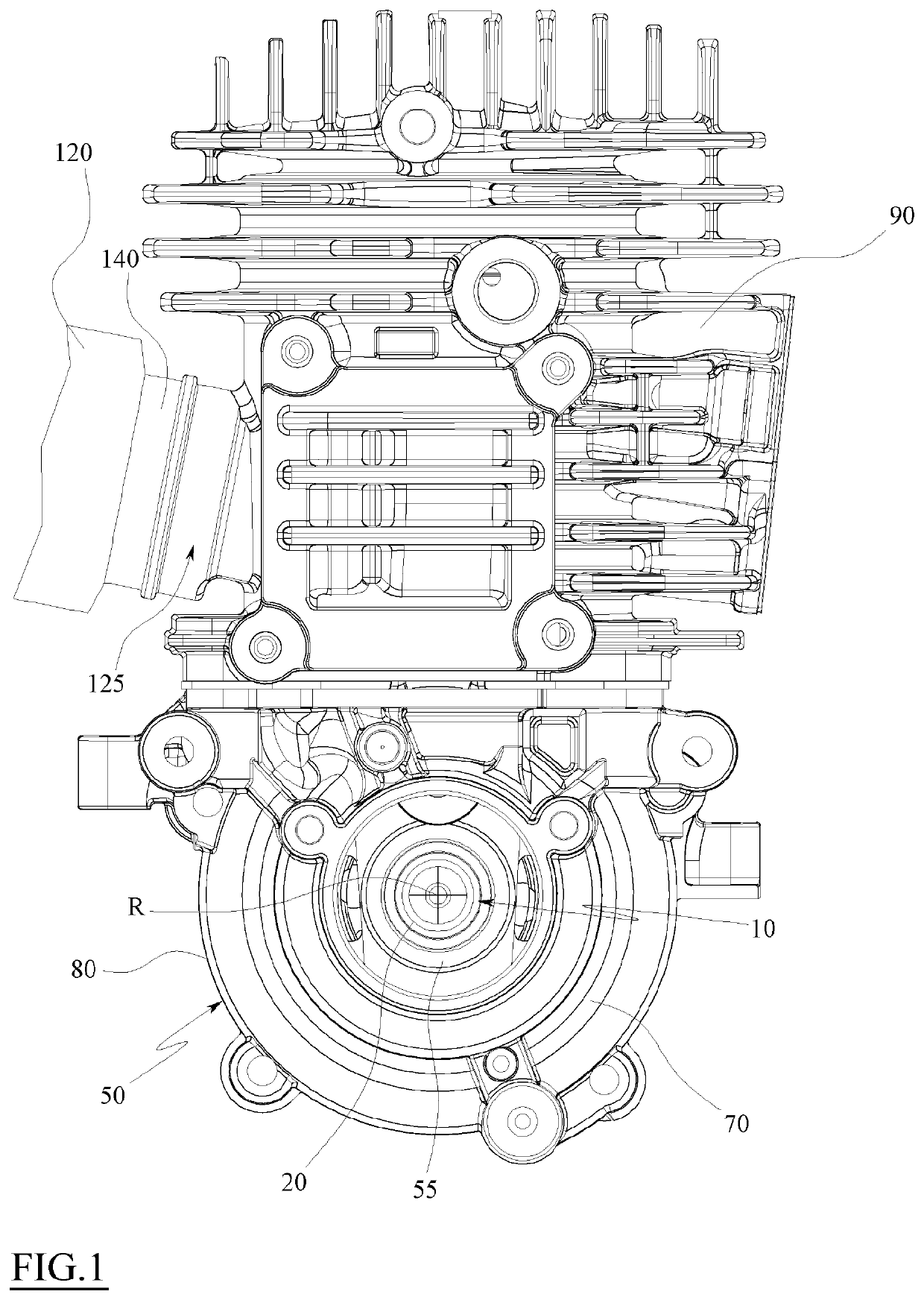 Two-stroke internal combustion engine