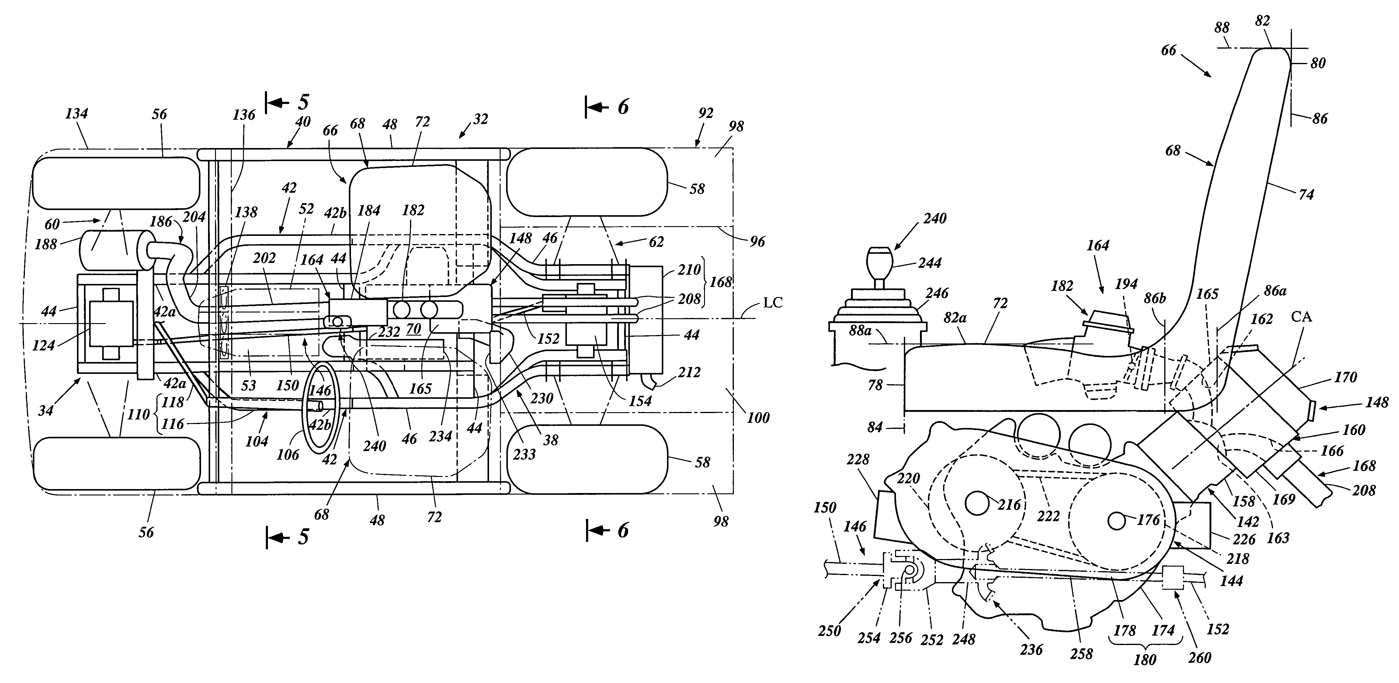 Air intake system for off-road vehicle