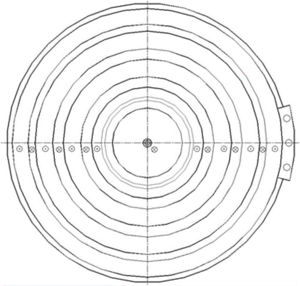 Jet type gravity backflow type precipitation device