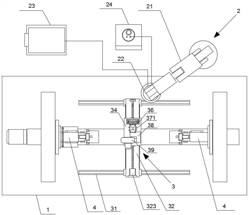 Laser cladding device applied to workpiece repair