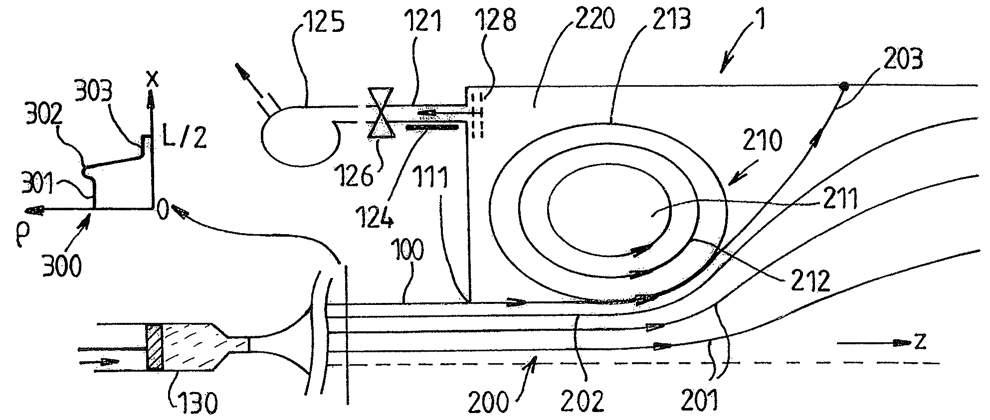 Device and a method for separating a suspension