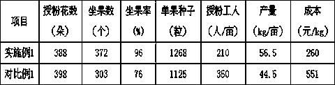 A kind of seed production method of capsicum hybrid