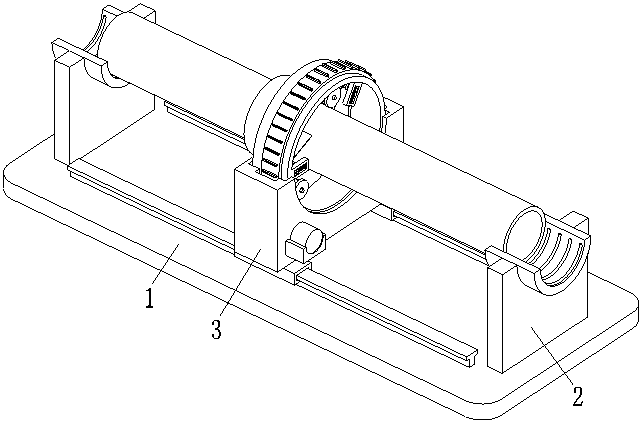 Winding processing machine for heat preservation belt for petroleum conveying pipeline