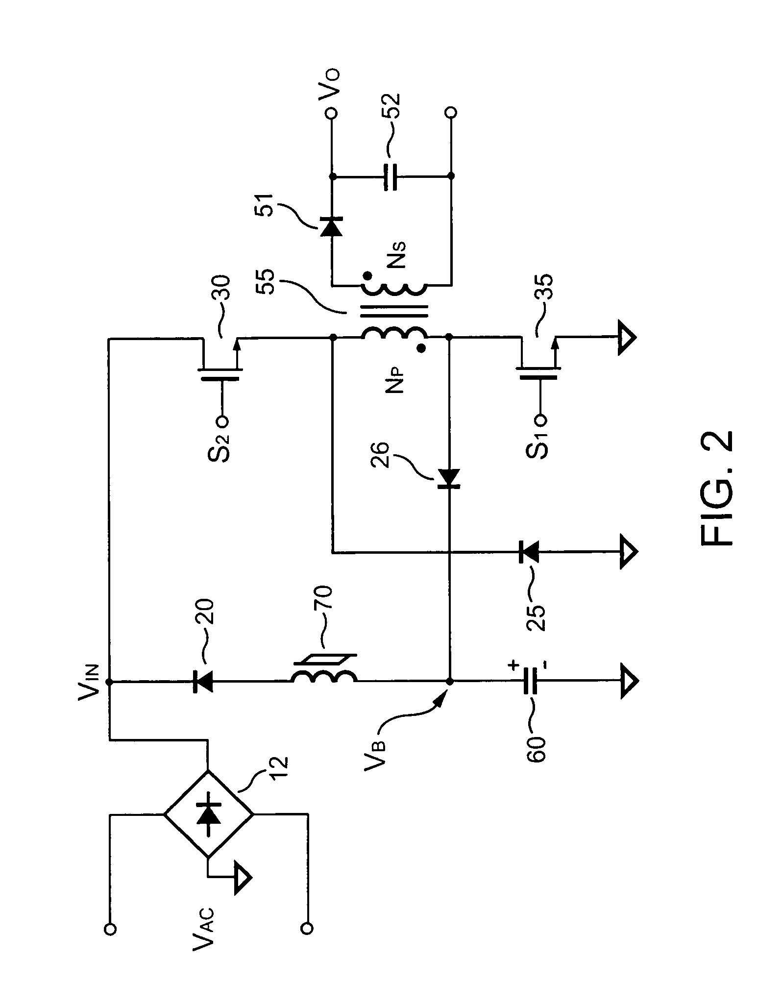 Single stage PFC power converter