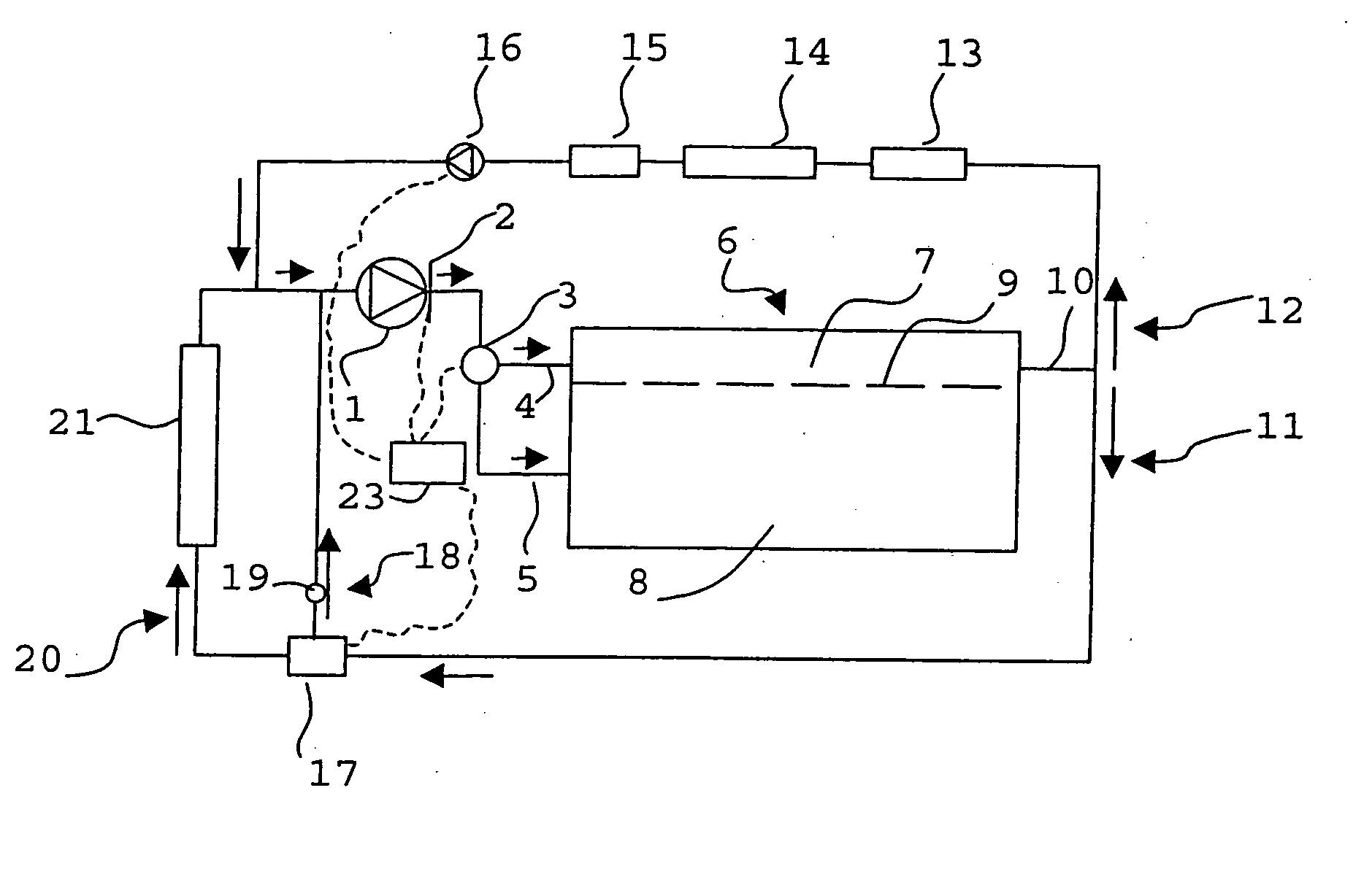 Internal combustion engine for a motor vehicle
