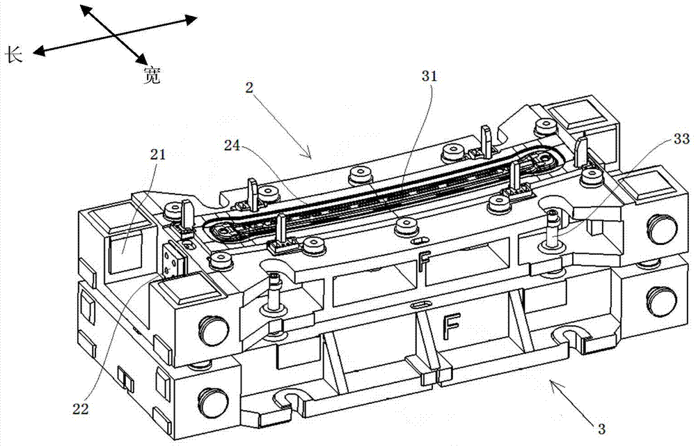 Cold stamping drawing die