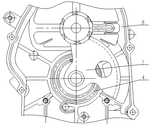 Torsional spring dismounting auxiliary tool