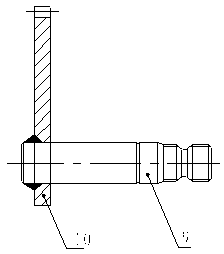 Torsional spring dismounting auxiliary tool