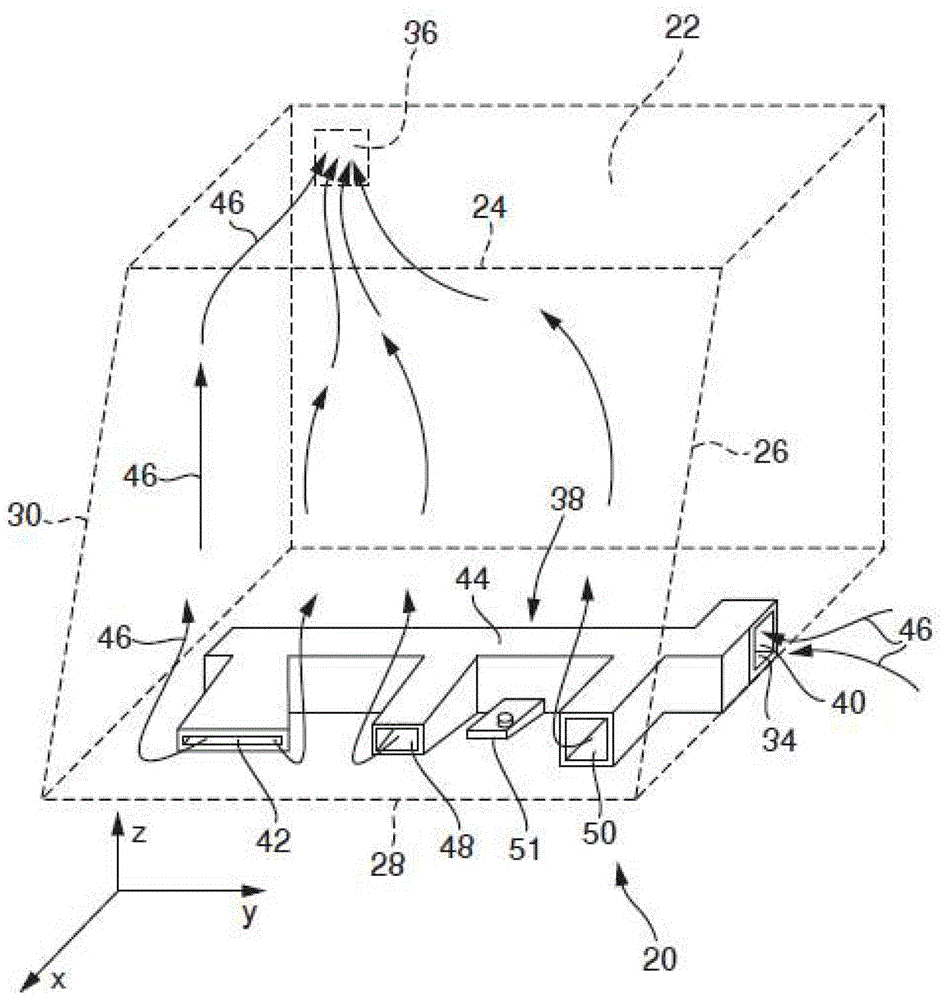 Headlights with means for guiding air in the headlight housing