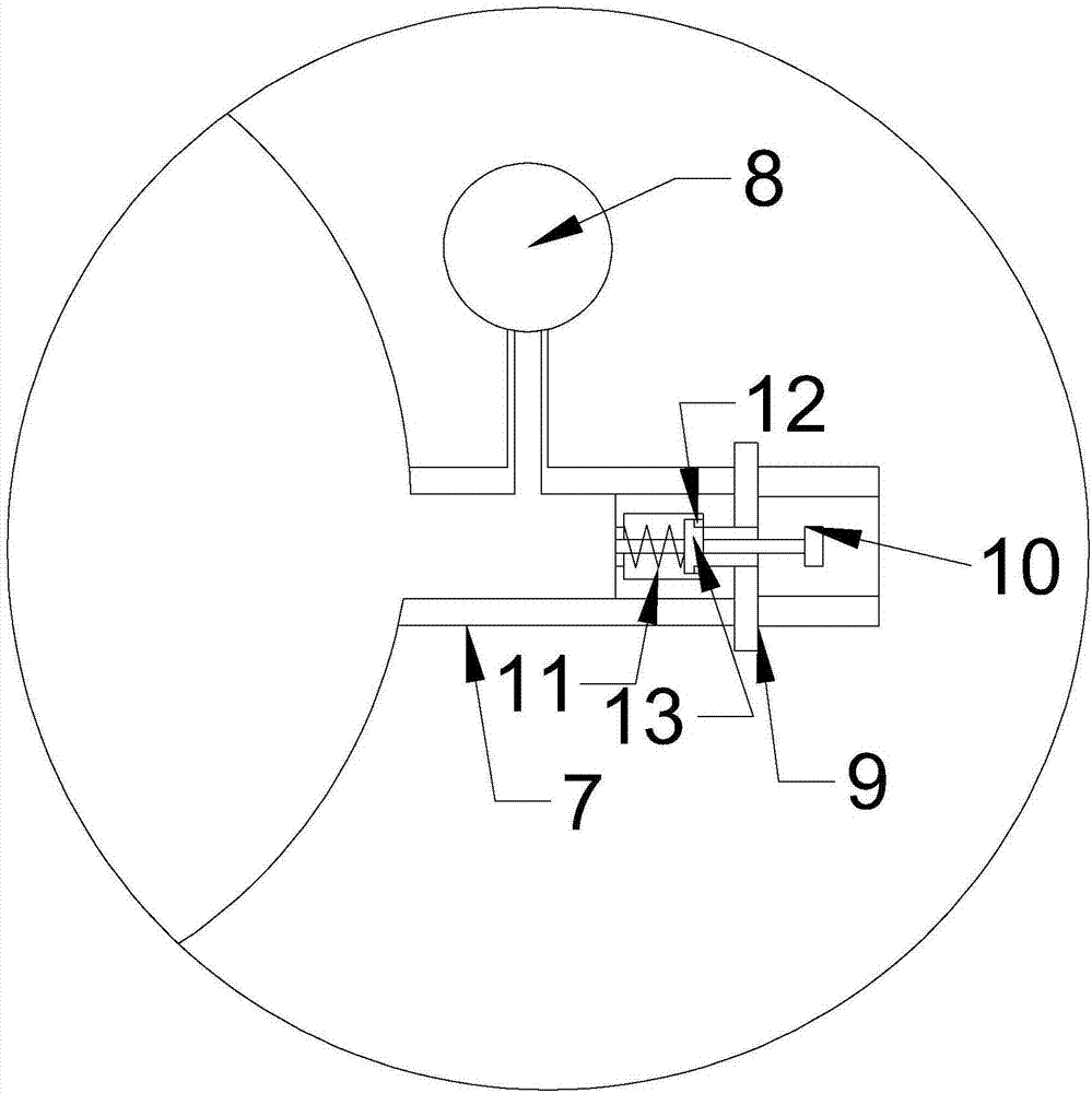 Visual pressure stabilization trachea cannula