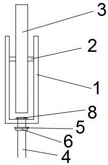 Single-sheet type riveting device