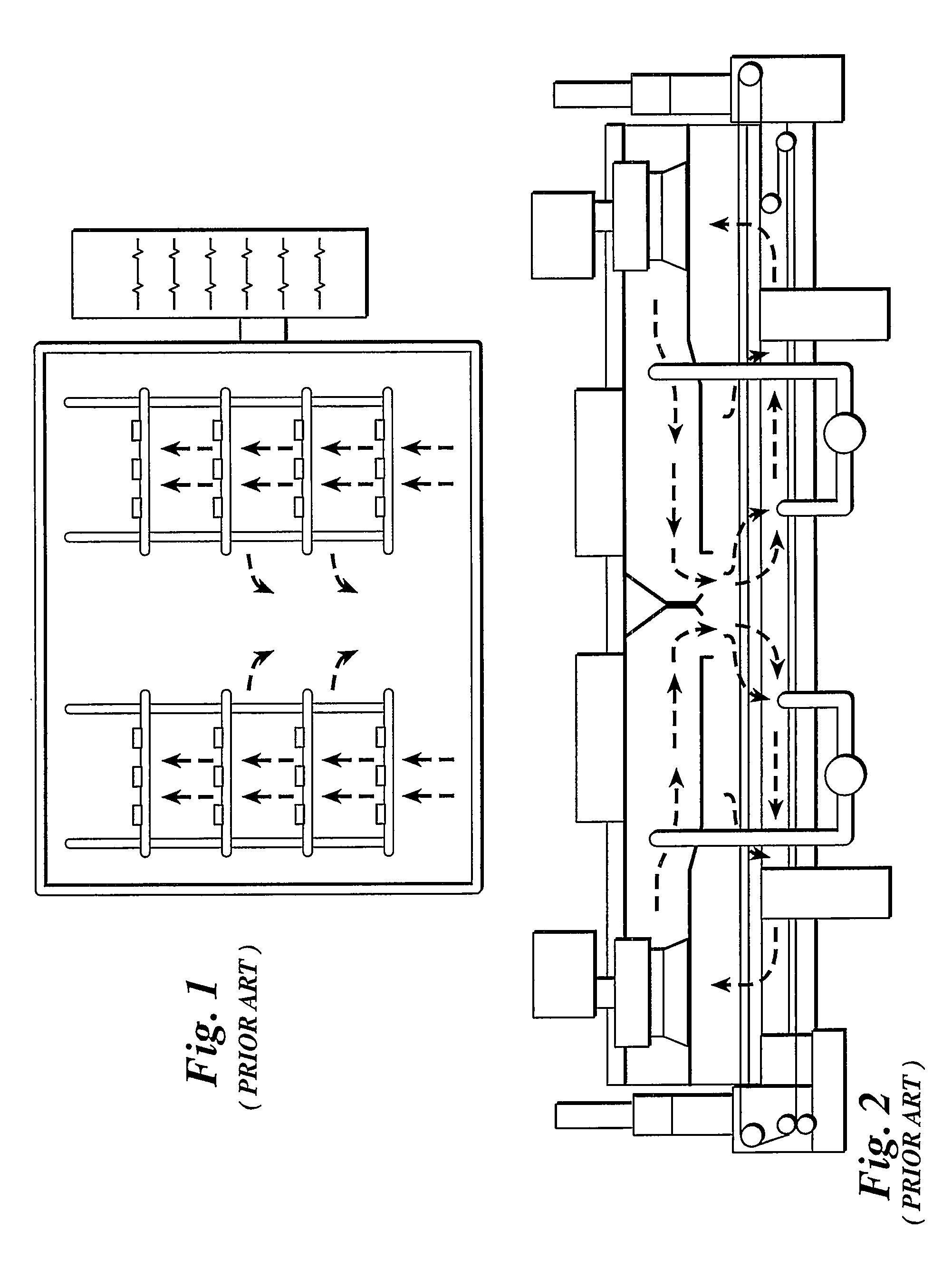 Airflow pattern for spiral ovens