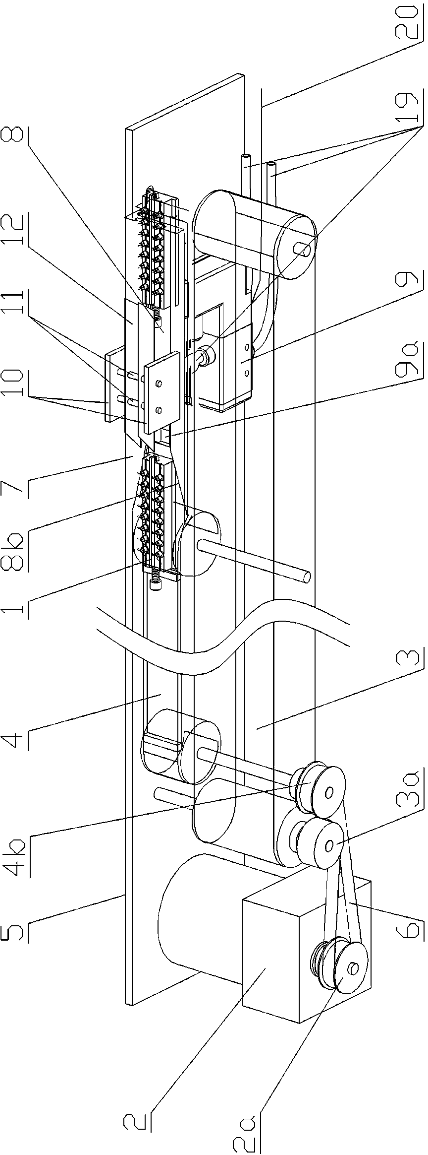 Automatic wire end blow-straight device of micro motor coil