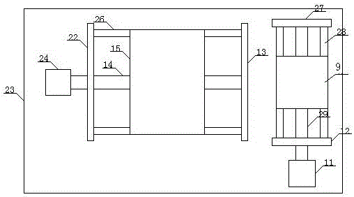 A floating laser transmission welding clamping device