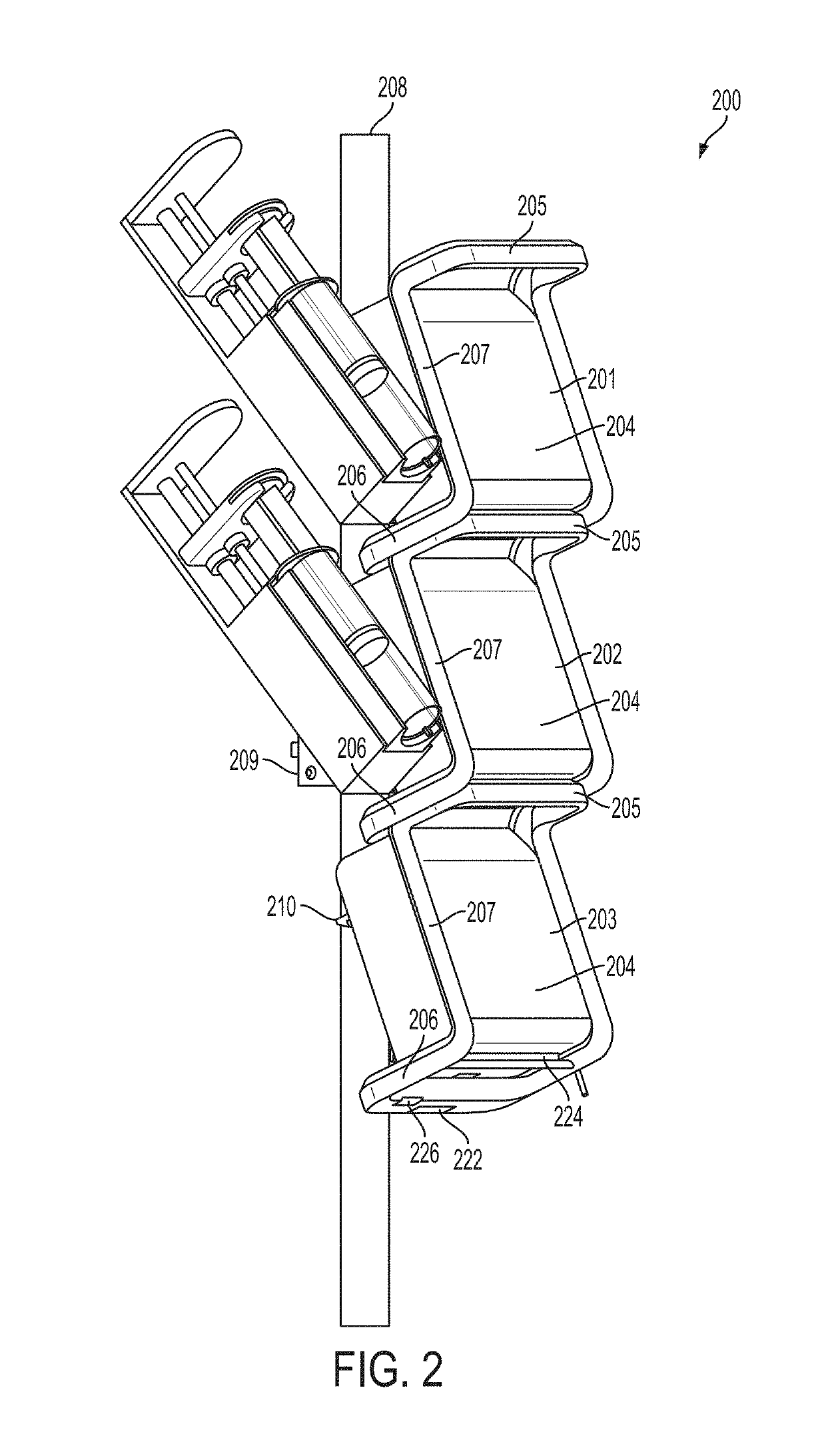 Syringe pump having a pressure sensor assembly