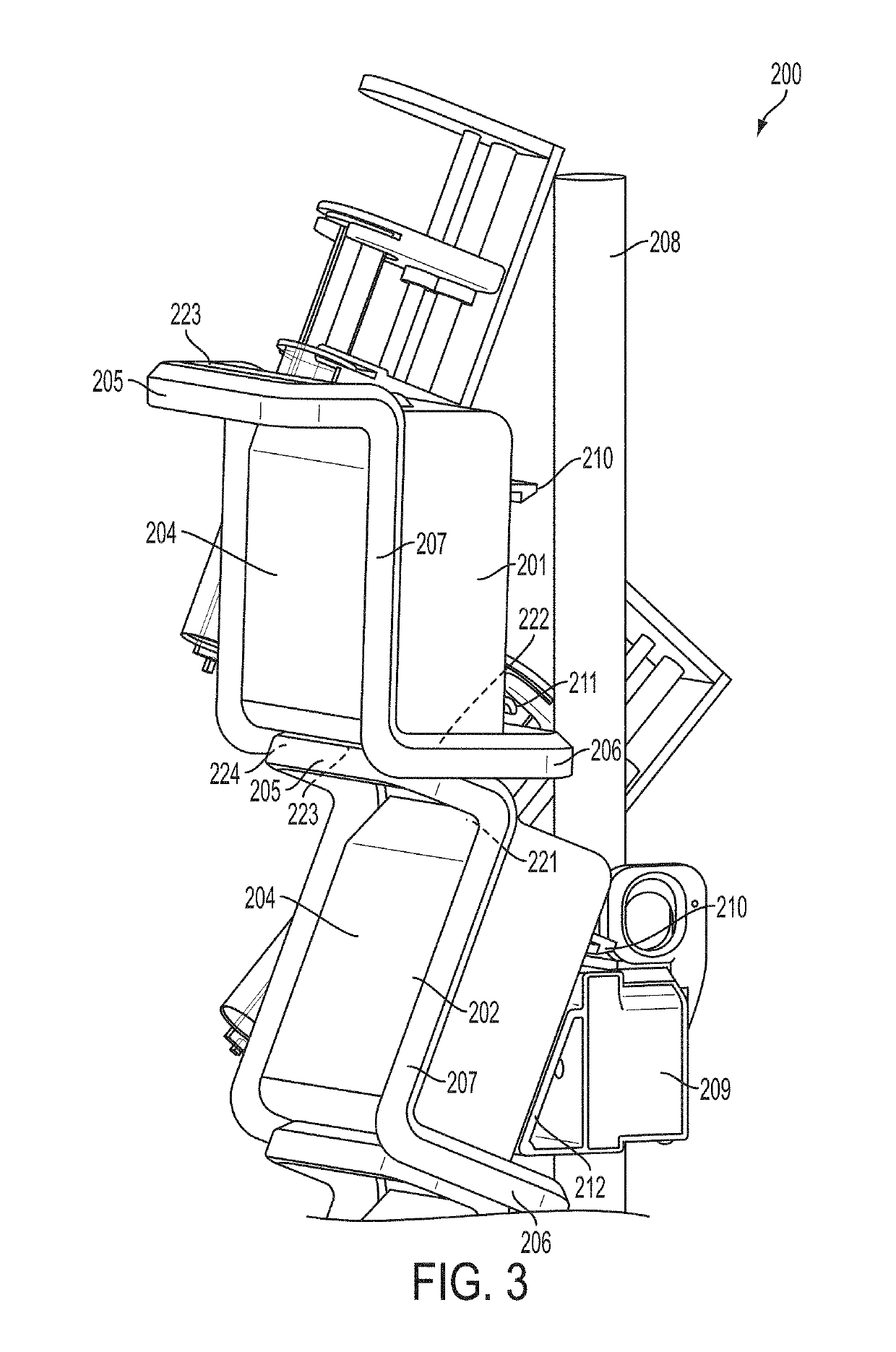 Syringe pump having a pressure sensor assembly