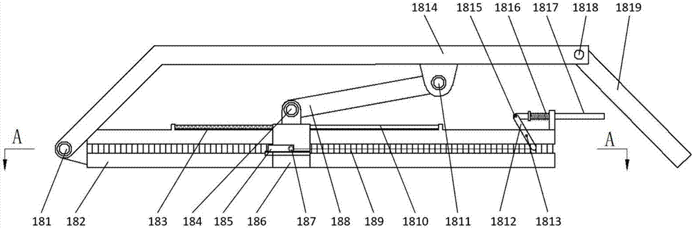 Slope retaining device capable of automatically resetting