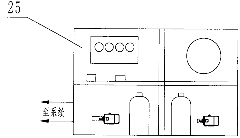 In-well hydraulic pumping unit in well