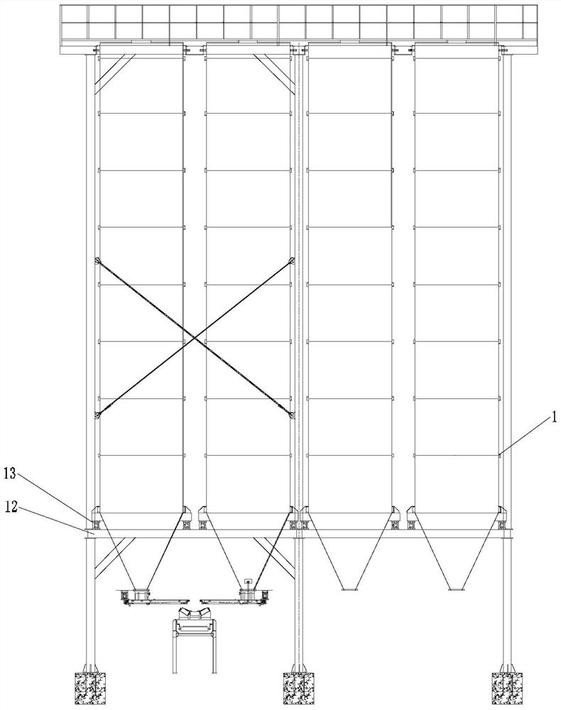 Ceramic raw material storage numerical control intelligent control device and method