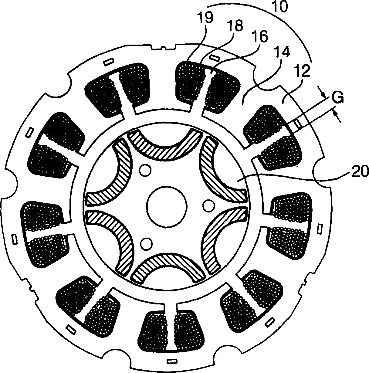 Method for manufacturing motor stator