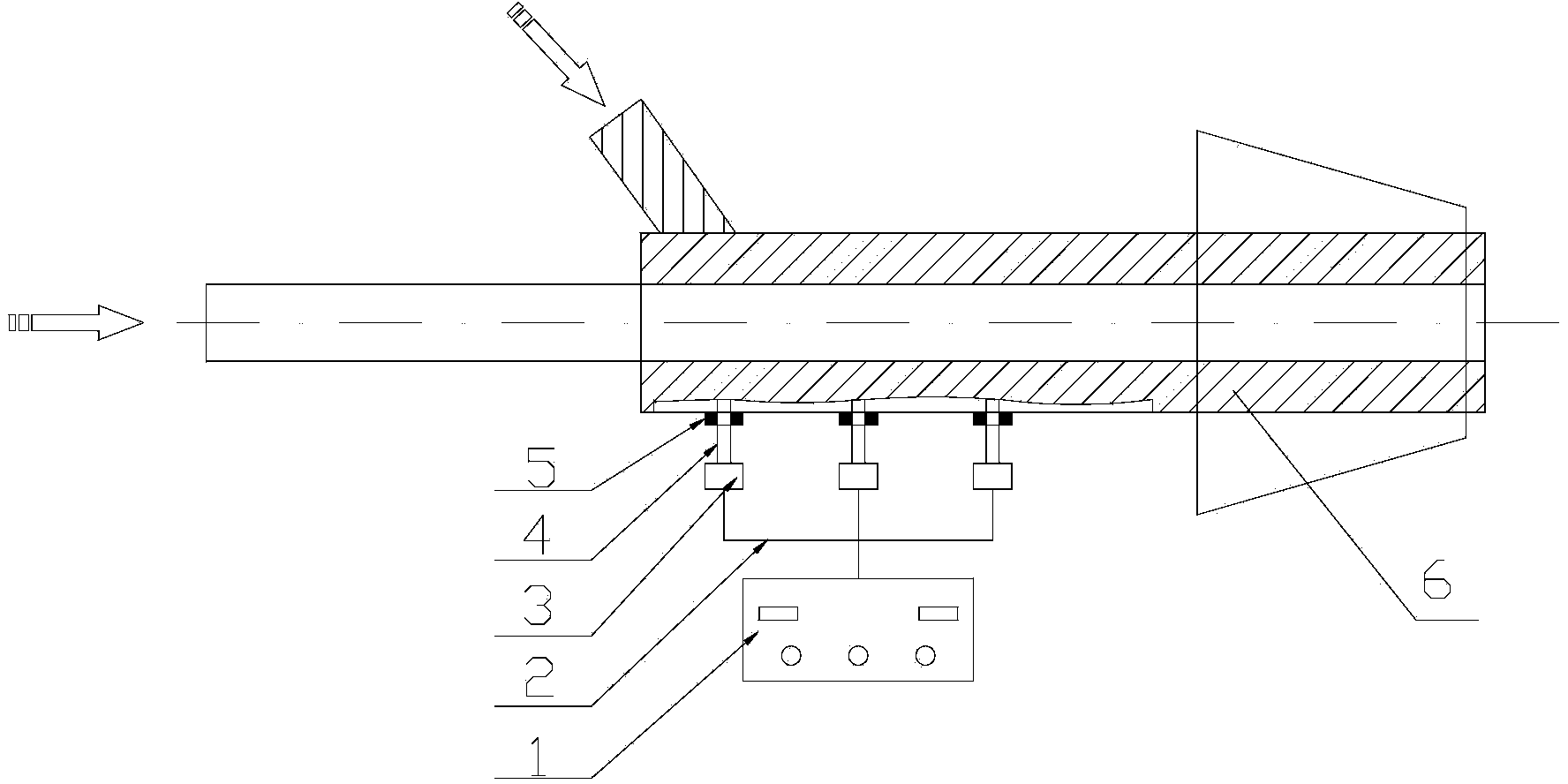 Device and method for preventing blockage of spray gun coke oven gas pipe of blast furnace