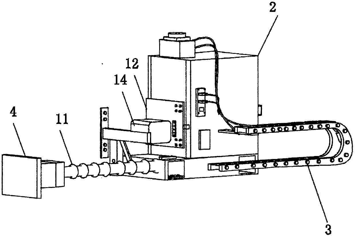 Intelligent full-automatic numerical control mortising machine