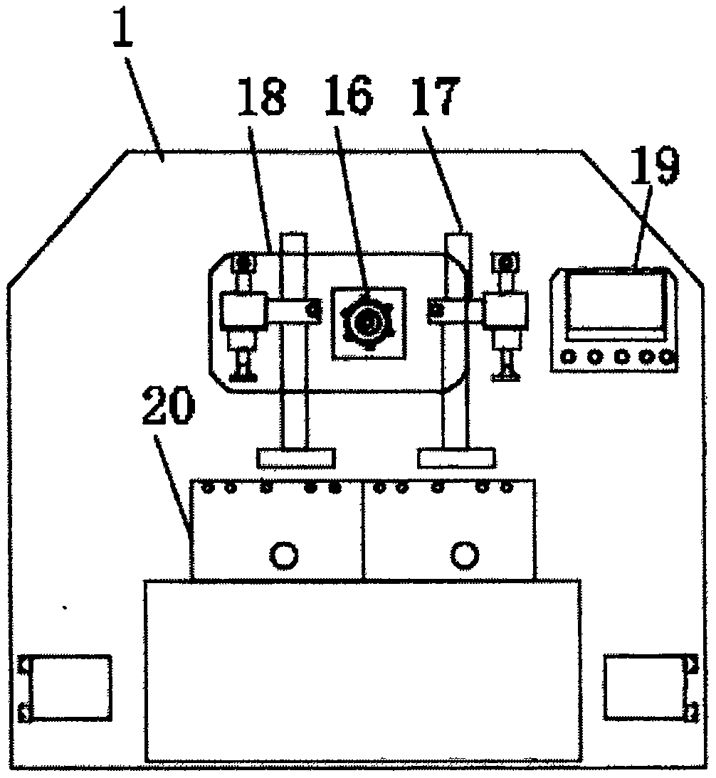 Intelligent full-automatic numerical control mortising machine