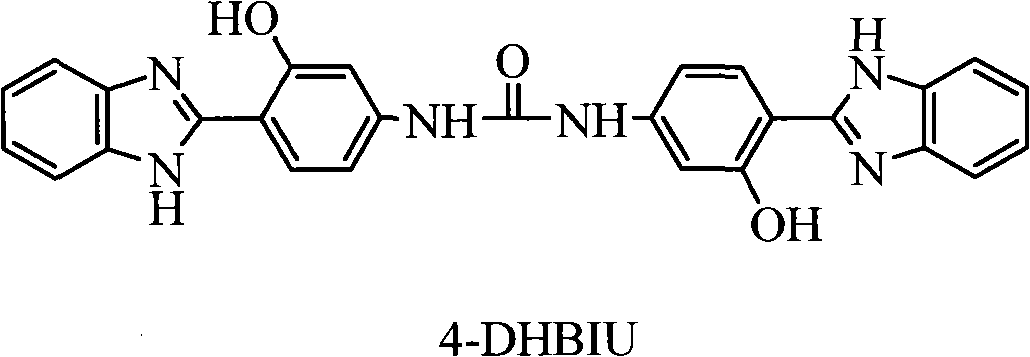 N, N'-di-[3- hydroxyl-4-(2- benzimidazole) phenyl] urea and application thereof as zinc ion fluorescent probe