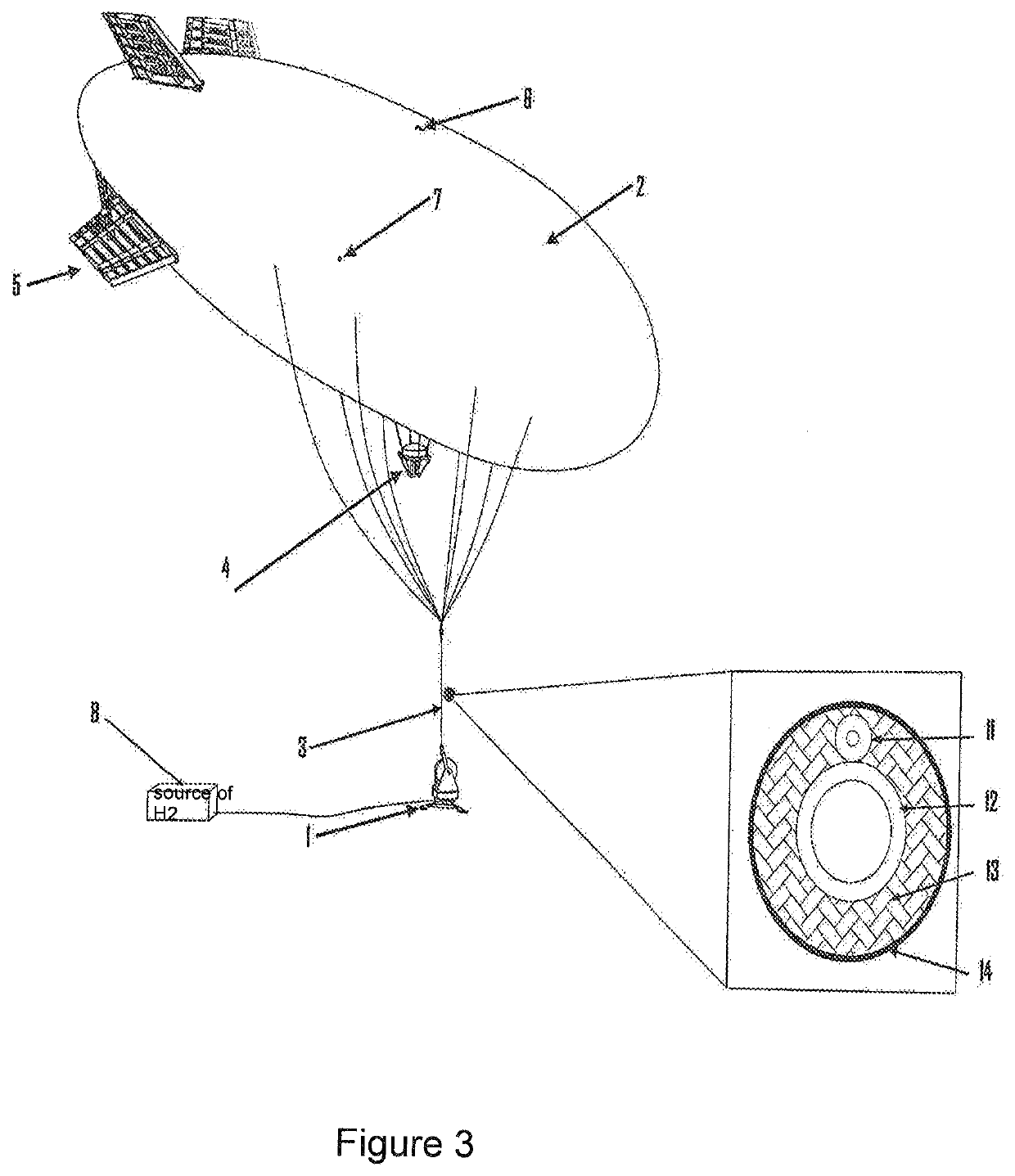 Tethered aerial system and tether cable