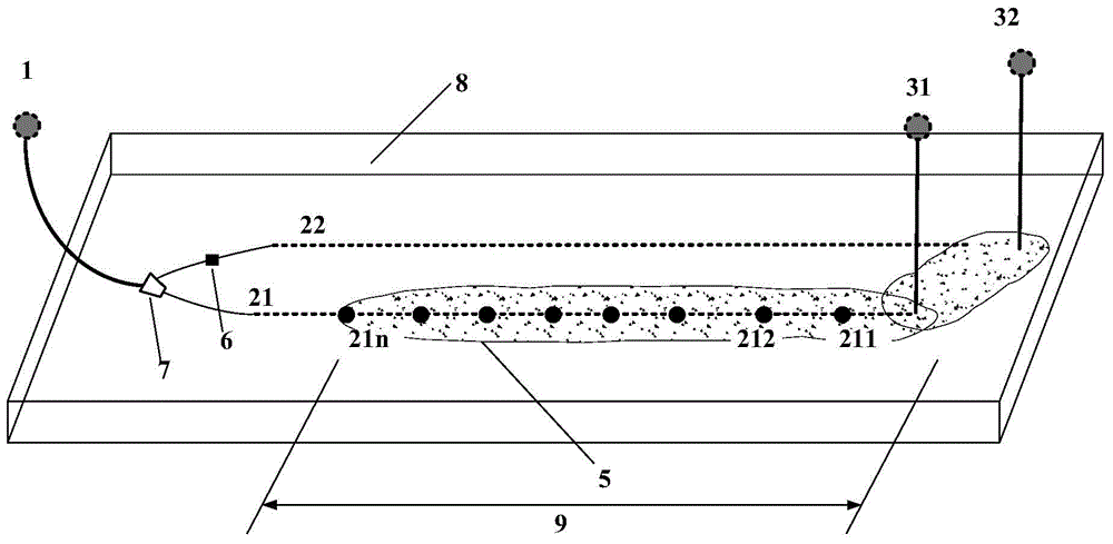 Gasification method and gasification furnace of coal seams based on branch wells